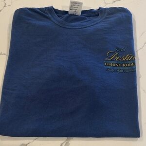 Comfort Colors Slate Blue Tee - Destin 2013 65th Annual Fishing Rodeo